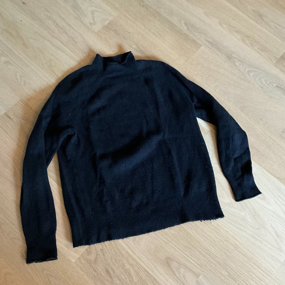 JCrew Black label mock turtleneck sweater